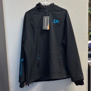 Women's Blackfish Squall Soft-Shell Pullover (Black) - Size 3XL